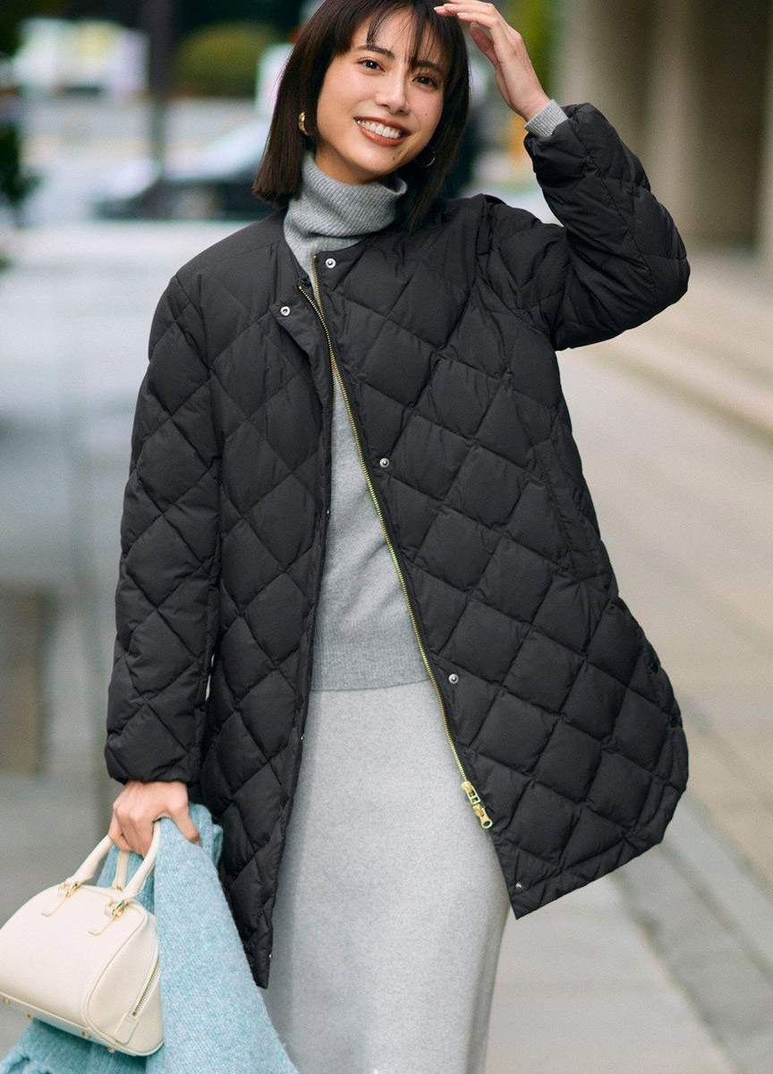 2WAY 拼接連帽羽絨外套